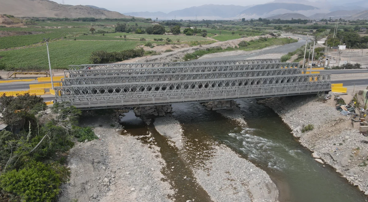 MTC firma acuerdo para construir dos puentes definitivos en Chancay: S/ 119 millones, 92 metros cada uno y 18 meses de obra