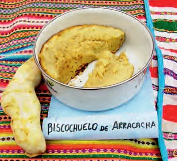 Biscochuelo de raíz inca o arracacha