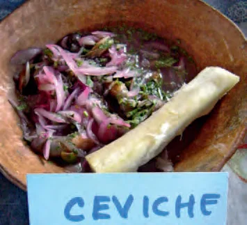 Cebiche de yucra