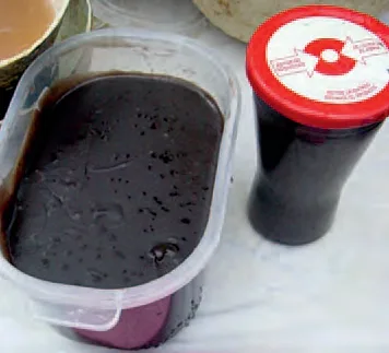 Mazamorra de maíz negro