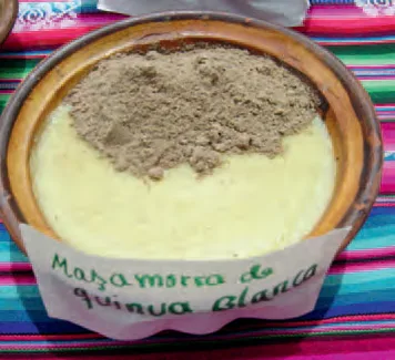 Mazamorra de quinua blanca