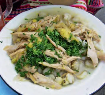 Mondongo con gallina