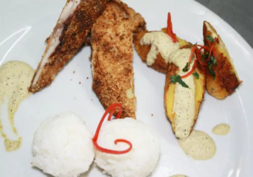 Pescadito a la piedra chaqueta de Huánuco