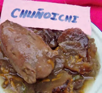 Sopa de quinua con rana