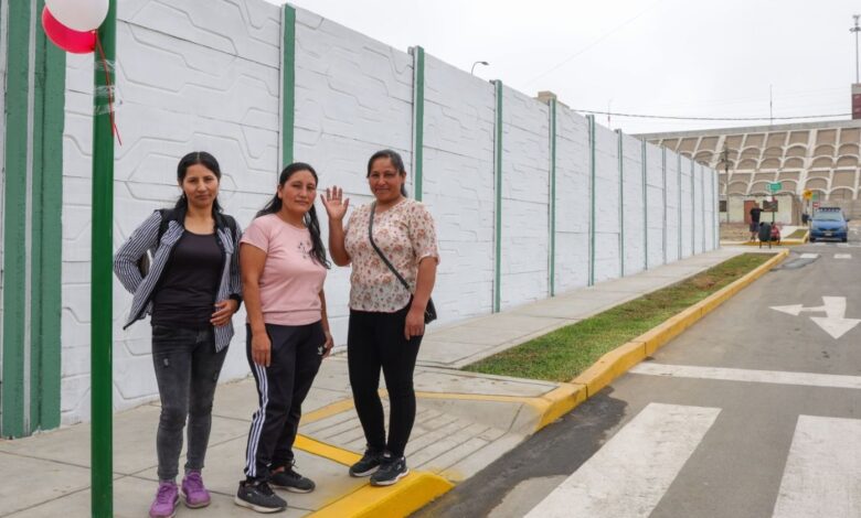 Ministerio de Vivienda entrega pistas y veredas nuevas en Chancay