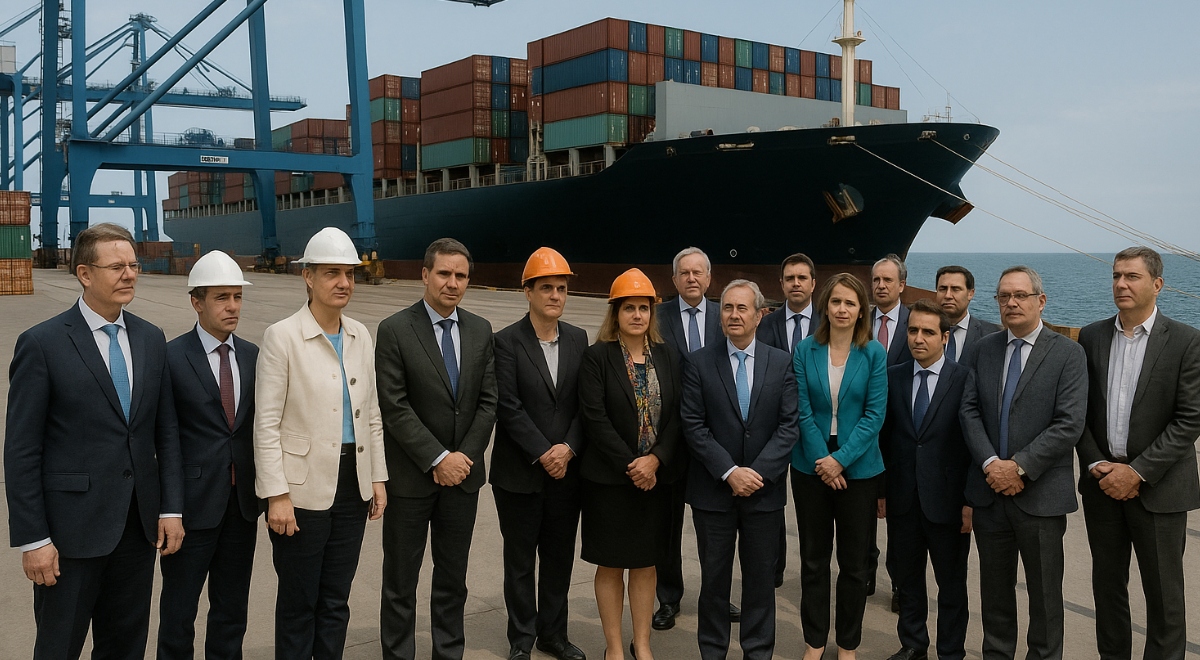 Diplomáticos de 26 países visitan el puerto de Chancay y destacan su rol estratégico en Sudamérica