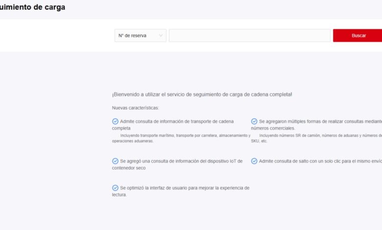 seguimiento de carga cosco